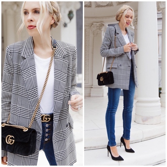 Vici Jackets & Blazers - Vici Houndstooth Blazer Long Small